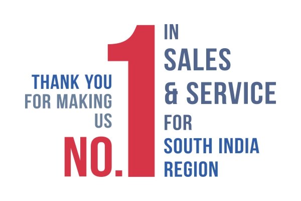 No.1 in Sales & Service